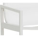 Merano White Outdoor Dining Armchair, Set Of 2